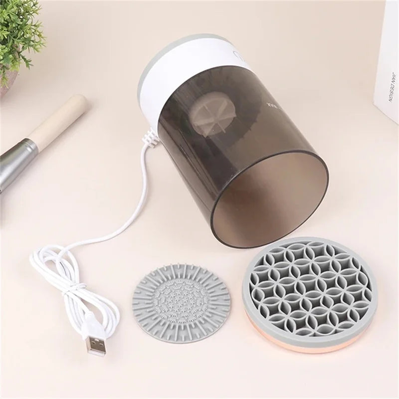 Makeup Brushes Cleaner Machine Portable USB Electric Cosmetic Brush Cleaning Washing Tools Make Up Brush Cleaning Dry Tools