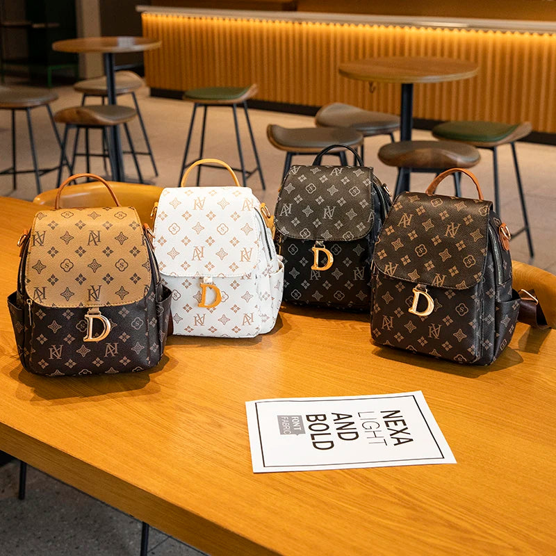 2024 New Large Capacity Backpacks Fashion Printed Shoulder BagsTravel Bags Women's Brand Designer School Bags for Teenage Girls